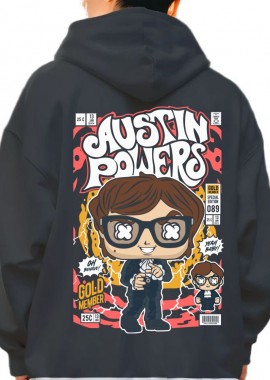Pop Culture - Hoodie Austin Powers Pop Culture Black