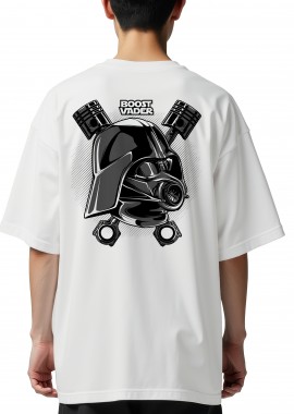 Pop Culture - Oversized T-Shirt Boost Vader Pop Culture White