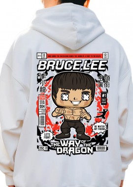Pop Culture - Hoodie Bruce Lee Pop Culture White