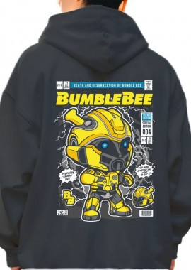 Pop Culture - Hoodie Bumble Bee Pop Culture Black