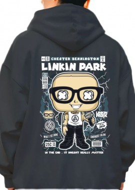 Hoodie Chester Bennington Pop Culture Black