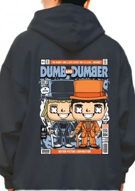 Pop Culture - Hoodie Dumb And Dumber Pop Culture Black