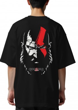 Pop Culture - Oversized T-Shirt God Of War 2 Pop Culture Black
