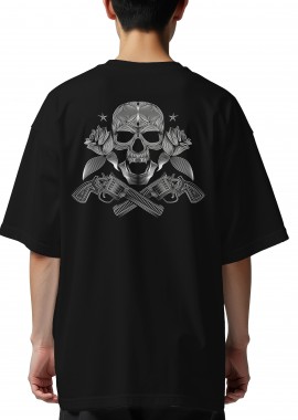 Rock Avenue - Oversized T-Shirt Guns N Roses Rock Avenue Black