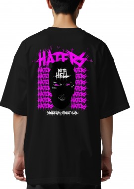 Pop Culture - Oversized T-Shirt Hell 's Pop Culture Black