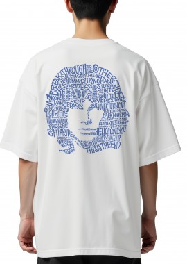 Oversized T-Shirt Jim Morrison Rock Avenue White