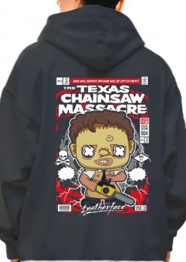 Pop Culture - Hoodie Leatherface Pop Culture Black