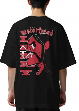 Rock Avenue - Oversized T-Shirt Lemmy Motorhead Rock Avenue Black