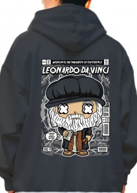 Pop Culture - Hoodie Leonardo Da Vinci Pop Culture Black