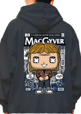Pop Culture - Hoodie Macgyver Pop Culture Black