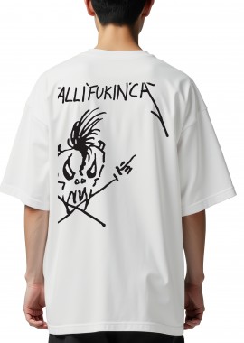 Oversized T-Shirt Metallica Fuckin Rock Avenue White