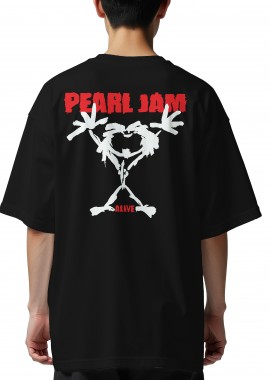 Rock Avenue - Oversized T-Shirt Pearl Jam Alive Rock Avenue Black