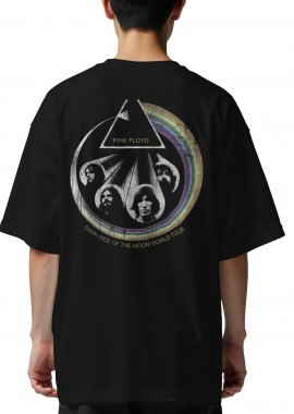 Rock Avenue - Oversized T-Shirt Pink Floyd2 Rock Avenue Black