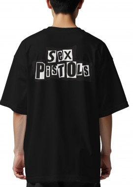 Rock Avenue - Oversized T-Shirt Sex Pistols Rock Avenue Black