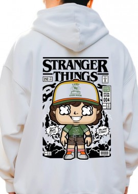 Pop Culture - Hoodie Stranger Things Dustin Pop Culture White