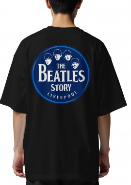 Rock Avenue - Oversized T-Shirt The Beatles Story Rock Avenue Black