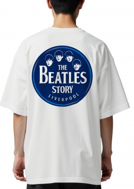 Rock Avenue - Oversized T-Shirt The Beatles Story Rock Avenue White