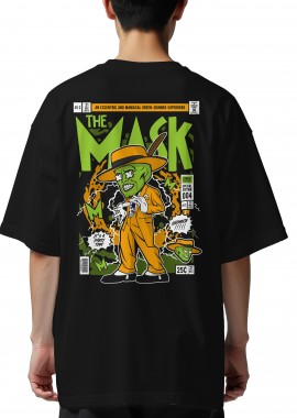 Pop Culture - Oversized T-Shirt The Mask Pop Culture Black