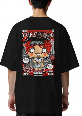 Pop Culture - Oversized T-Shirt Yungblud Pop Culture Black