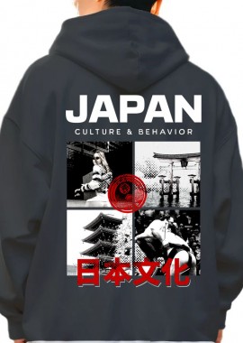 Pop Culture - Hoodie Japan Culture Pop Culture Black