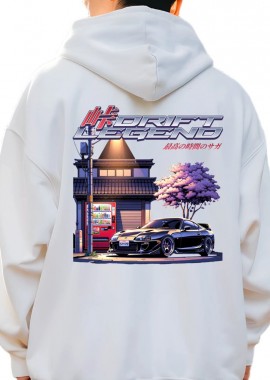 Pop Culture - Hoodie Drift Legend Pop Culture White