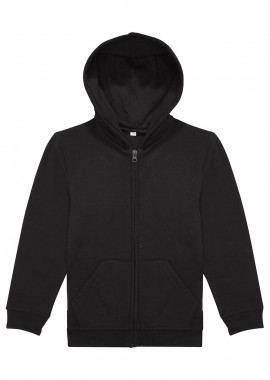 Παιδικό Φούτερ Hoodie με Φερμουάρ ID.334 B & C Black