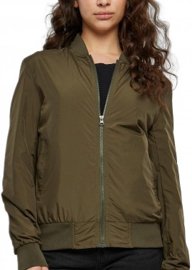 Urban Classics - Γυναικείο Ελαφρύ Μπουφάν Bomber TB1217 Urban Classics Dark Olive