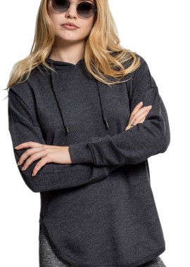 Urban Classics - Γυναικείο Φούτερ Oversized TB1308 Urban Classics Charcoal