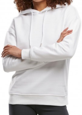 Urban Classics - Γυναικείο Φούτερ με Κουκούλα TB1524-00220 Urban Classics White