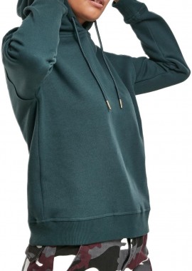 Urban Classics - Γυναικείο Φούτερ με Κουκούλα TB1524 Urban Classics Bottlegreen