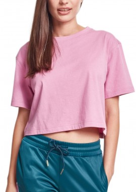 Urban Classics - Ladies Short Oversized Tee Urban Classics TB1555-01467 coolpink
