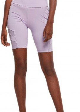 Γυναικείο Ποδηλατικό Σορτς Ψηλόμεσο Tech Mesh TB4354 Urban Classics Lilac