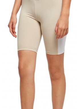 Γυναικείο Ποδηλατικό Σορτς TB5021-03689 Urban Classics Color Block Softseagrass/White