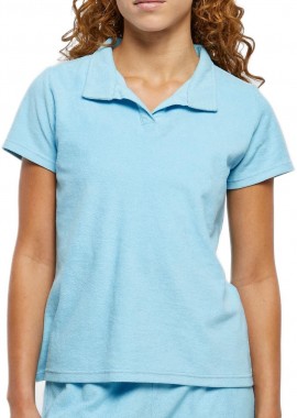 Urban Classics - Γυναικείο Polo T-Shirt TB5979 Urban Classics Balticblue