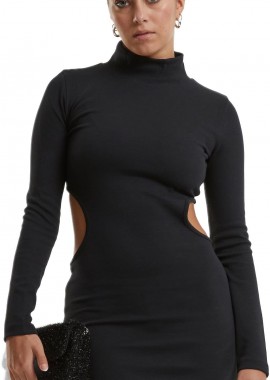 Urban Classics - Γυναικείο Φόρεμα Mini Cut Out TB7066 Urban Classics Black Black