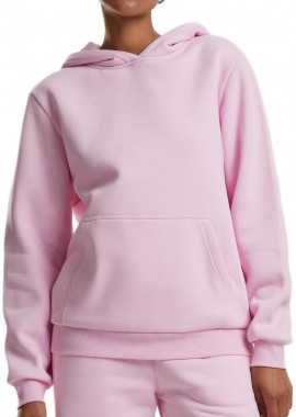 Urban Classics - Γυναικείο Φούτερ με Κουκούλα Ladies Fluffy Hoody TB7105 Urban Classics White softpink