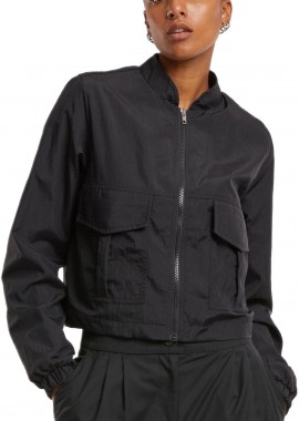 Urban Classics - Γυναικείο Μπουφάν Short Crinkle Nylon TB7446 Urban Classics Black