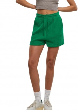 Urban Classics - Γυναικείο Σορτς Musselin TB7467 Urban Classics froggreen