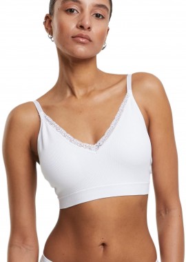 Urban Classics - Γυναικεία Μπουστάκια Bralette 2-Pack TB7657A Urban Classics white+white