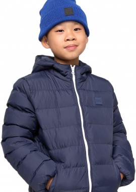 Παιδικό Μπουφάν UCK863-01134 Urban Classics Navy/White/Navy