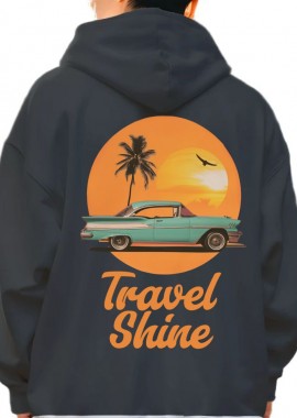 Pop Culture - Hoodie Summer Shine Travel Pop Culture Black