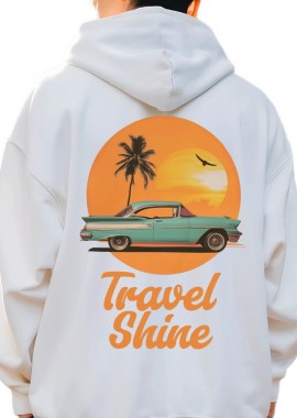 Pop Culture - Hoodie Summer Shine Travel Pop Culture White