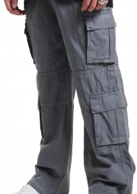 DEF - Παντελόνι Cargo DFCP052-00111 DEF Black grey