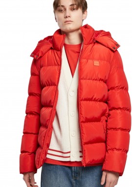 Urban Classics - Ανδρικό Μπουφάν Puffer με Κουκούλα TB1807-04019 Urban Classics Black Hugered