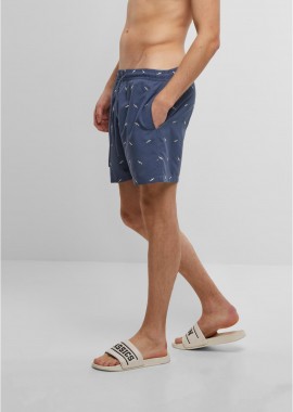 Urban Classics - Ανδρικό Μαγιό TB2680 Urban Classics Black vintageblue/frostmint