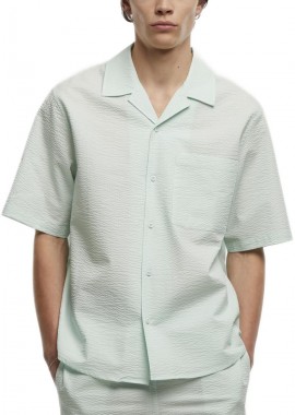 Urban Classics - Κοντομάνικο Πουκάμισο Relaxed Seersucker TB6409 Urban Classics frostmint