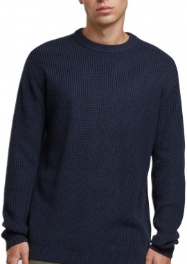 Urban Classics - Πουλόβερ Rib Basic TB6763 Urban Classics Black Navy