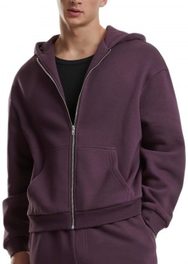 Zακέτα με Κουκούλα Fluffy TB7284 Urban Classics plumpurple