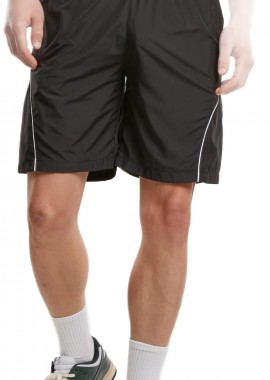 Ανδρική Βερμούδα Piped Panel Trackshorts TB7381 Urban Classics Black