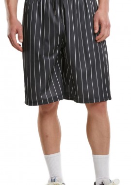 Urban Classics - Βερμούδα Trackshorts TB7384 Urban Classics Pinstripe Black Black/White